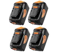 Replacement for Dewalt 20V MAX 5.0 Ah Lithium Ion Battery with USB and USB-C Charging Port Compatible with Dewalt 20V Battery Tools and Chargers 4-Pack