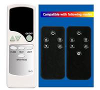 Replacement for Dimplex Revillusion Electric Log Set Fireplace Heater Remote Control 6909740159 6909740400 6909740500 6909760159 6909760200 6909760300 DLG920 6909740259