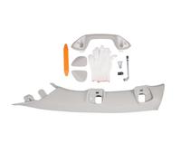 replacement for Driver Side A-Pillar Grab Handle Compatible with Toyota Tacoma 3rd Gen (2016-2023) Texture Match Passenger Side No Noise Easy Installation - Gray