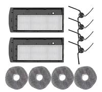 Replacement for Eufy x9 pro Parts: Replace Accessories for Eufy x9 pro Vacuum 4Side Brush 2 Filter 4 Mop Pad (10Pack)