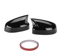 Replacement for F&ord For Focus MK2 2008-2011 MK3 2011-2018 For Mondeo MK4 2011-2014 Car Side Door Mirror Cap Cover Add-on Rear View Mirror Cover(Glossy Black)(Glossy Black)