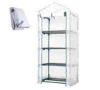 Replacement for Green House Cover, Replacement Cover for Greenhouse - PVC Greenhouse Cover for Plants, Transparent Greenhouse Protection Shield Replacement for Garden Blanket Garden Use