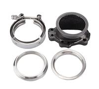 Replacement for GT25 GT28 T25 T28 Turbo, Turbo Flange Adapter Downpipe, V Band Clamp Flange Adaptor with Bolts, High Performance Turbine System Parts for Auto Accessories