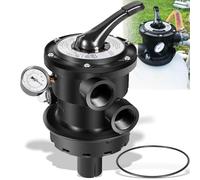 Replacement for Hayward SP0714T VariFlo XL Top Mount Multiport Valve Part for Above-Ground Pro- or VL Series Sand Filter, 1.5 Inch Plumbing, 7-Position Control Valve
