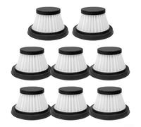 Replacement For HEPA Filter for Duck Compact Cordless Vacuum Cleaner, Washable Reusable Air Filtration with 4/8 Pack Included, Black(8 PACK)