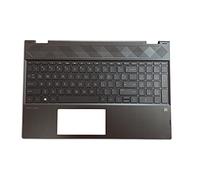 Replacement for HP Pavilion X360 15T-CR000 15T-CR 15CR 15-CR0051OD Laptop Upper Case Palmrest Keyboard with Backlit Assembly Part L20849-001 Top Cover Natural Silver