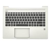 Replacement for HP Probook 440 445R G6 440 445 G7 Laptop Upper Case Palmrest with Non-Backlit Keyboard Assembly L44589-001 L65225-001 Sliver
