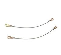 Replacement for Kawasaki Mule 3000 3010 3020 Rear Tailgate Cables, Qiilu 2PCS Tailgate Cable Hook 53045-1065