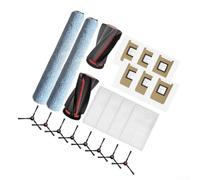 Replacement for Kit for eufy for omni C28 for x12 for Pro Brushes Filters Nylon Bristle Roller Brush Set for eufy for omni C28 for x12 Side Brush and Filter for Pack for eufy for omni C28 for x12 (B)