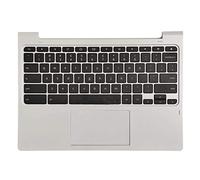 Replacement for Lenovo 11" C330 Chromebook Laptop Upper Case Palmrest Keyboard Touchpad Assembly Part 5CB0S72816 Top Cover White