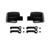 Replacement for Liberty 2007 2008 2009 2010 2011 2012 Rear View Mirror Cover Car Door Handle Cover Sticker Exterior Accessories Car Handle Shell Trim(Carbon Mirror Cover)(Black 10 PCS)