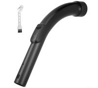 Replacement for Miele Plastic Curved Bent End Hose Handle 35 mm Compatible with for Miele S C1 C2 C3 Series Vacuum Hose Cleaner Curved Wand Control Handle Hose Pipe