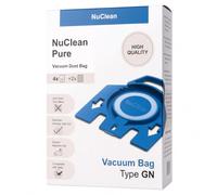 Replacement for Miele Vacuum Hoover Bags GN HyClean C3 Cat and Dog 4 Pack | Includes 2 cut-to-size filters and 5 optional freshener sticks. Fits any Miele with the blue GN collar. Part 9917730