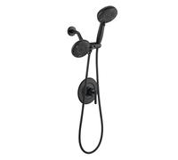 Replacement for Moen Shower Faucet Trim Kit, High Pressure Dual Shower Combo, Shower Handle, (Valve& Catridge Not Inclued), Matte Black