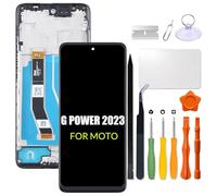 Replacement for Motorola Moto G Power 5G 2023 LCD Screen with Frame for Moto XT2311 Screen Touch Digitizer Assembly LCD Display with Repair kit(Black with Frame)