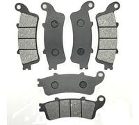 Replacement for NT650V For Deauville For VFR800 For VFR800A For Intercepter For ABS 02-05 For VFR800Fi 98-99 For VFR 800 Motorcycle Front Rear Disc Brake Pad(2 X Front Brake Pads)(