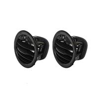Replacement for Opel For Vauxhall For ADAM For CORSA D 2pcs AC Air Vent Cover Outlet Grille 2pcs 13417363 2201099 Car Front Radiator Grilles(Chrome)(BLACK)