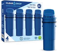 Replacement for PUR Water Filter, Pur Water Filter Replacement for Pitcher and Dispensers for CRF950Z, DS-1800Z, PPT700W, PPF951K, CR-1100C, CR-6000C, PPT711W, PPT711, PPT710W, PPT111W, 4 Pack