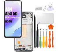 Replacement for Samsung Galaxy A54 LCD Screen for Samsung A54 5G A546V A546U A546U1 A546B A546E Touch Screen Digitizer Assembly LCD Display with Repair kit(with Frame | Not Fingerprint Function)