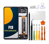 Replacement for Samsung Galaxy F13 LCD Screen with Frame SM-E135F E135F/DS Display Touch Digitizer Assembly with Repair kit