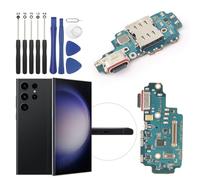 Replacement for Samsung Galaxy S23 Ultra 5G Charging Port Dock Connector for Galaxy SM-S918U SM-S918U1 Charging Port Replacement USB Charger Board Flex Cable Assembly Accessories with Repair Tools