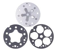 Replacement for SD508 5H14 Model AC Compressor Valve Plate Assembly, AC Compressor Valve Kit, 3PCS Metal Valve Plate with Gasket and Seal, High Hardness OE Standard Fit for Car Air