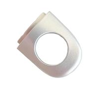 Replacement for Seat for Ibiza for MII for Toledo Front Exterior Left Door Handle Lock Cap Key Hole Cover 6RD837879 Car Exterior Door Handle Shell(Red)(Silver)