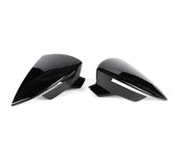 Replacement for Seat For Leon For Lion 5F III For Ibiza 6F V KJ1 For Arona KJ7 Carbon Fiber Black Car Rear View Door Wing Side Mirror Cover Caps Shell Case Side Wing Mirror Cover