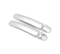 Replacement for Seat for Leon MK1 for Toledo for Arosa for Ibiza for Cordoba for Vario Car Exterior Door Handle Cover Trim Accessories (Color : Carbon Texture A)(Silver 2)