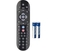 Replacement for Sky Q Remote Control with Voice Control - Compatible with Sky Q Mini & 1TB Boxes - Black | 2 x AA Batteries Included