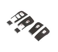 Replacement for Tesla For Model 3 2018 2019 Automotive Interior Window Lifter Switch Buttons Decorative Frame Cover Trim Sticker Car Parts Car modification(3)(3)