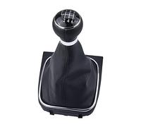 Replacement for V& W for Golf/ MK6 2009-2012 PU Leather Shift Knob Gaitor Cover Car 5/6 Speed Gear Shift Knob Dustproof Cove Shift Gaitor Lever (Color : 5 Speed)(6 Speed)