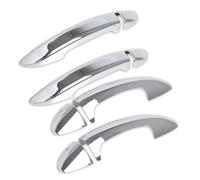 Replacement for Volkswagen for Passat for CC B6 B7 3c .5 7. Sedan Varian for Chrome Carbon Fiber Car Door Handle Cover Trim Styling Accessories Exterior Door Handle Cover(Silver)(Silver)