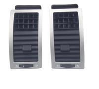 Replacement for VW For POLO 2002-2010 Car Front Dashboard Middle Left Right Air Vent Outlet Air Conditioning Outlet Grille Panel Car Air Conditioning Vent Panel(Silver left right)(Silver left right)