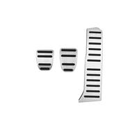 Replacement for VW For S&cirocco For Tiguan 2007-2016 For P&assat B6 B7 CC For R Line Car Fuel Brake Pedals Cover Accessories Car Pedals(Footrest MT 4pcs)(Mt 3pcs)