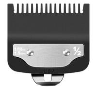 Replacement for Wahl Clipper Guards Set, Compatible with Wahl 1/2 Clipper Guard, 1/16"1.5mm Metal Hair Clipper Guards Set for Professional Stylists and Barbers