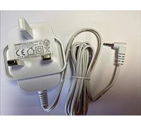 Replacement for White 6V AC-DC Adaptor Power Supply Charger for MBP25 Parent Unit Baby Monitor