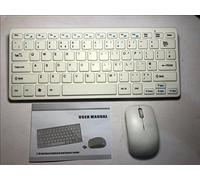 Replacement for White Wireless Keyboard & Mouse for Samsung UE40JU7000 Silver 40inch 4K Smart TV