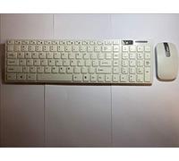 Replacement for White Wireless Keyboard & Num Pad & Mouse for LG 27MT93V 27-Inch Smart 3D LED TV