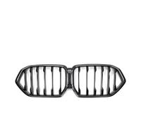 Replacement for X6 Series G06 2019-2023 Single Double Slat ABS Replacement Racing Grille Auto Accessories Car Fr&on&t Bumper Kidney Grill black grille Front Bumper Grille Dual Carbon Style(Single