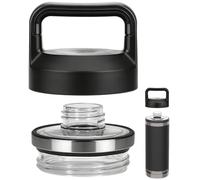 Replacement for YETI Rambler Bottle Chug Cap Lid, Screw Top Lid Replacement Fits for 18/26/ 36/64 oz Yeti Rambler