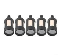 Replacement Fuel Filters 5PCS for Garden Tools Including Trimmers and Chainsaws Fits 18 ID Fuel Line 1/2 Outer Diameter 1 1/4 Length for Steady Operation
