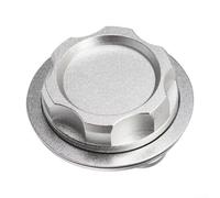 Replacement Fuel Tank Cap Constructed from 6061 Aluminium Alloy Compatible with Standard 12 Bolt Fuel Cells and 5.343 Inch Bolt Pattern Mounting (Silver)