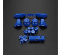 Replacement Full Set Button Bumper Trigger Buttons Guide Dpad RT LT RB LB ABXY ON Off Button Kit for Xbox One Slim Xbox One S Controller (Blue)