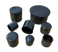 Replacement Furniture Legs for Sofa Cabinet Table Chair Leg Cap 100pcs Round Caps PVC Rubber Feet Pads Non-Slip Covers Floor Protectors Hardwood(10mm)