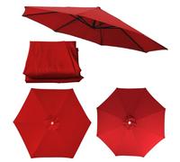 Replacement Garden Umbrella Covers 2.0m-4.0m, UV-Resistant Waterproof Canopy, Fits 6 & 8 Arm Designs,Outdoor Shade Solution for Patios & Backyards