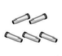 Replacement Gas Nozzle for MB 24KD MIG Torch, 5 Pack Conical Welding Torch Nozzle for MIG/MAG Systems, for Durable Plastic and Metal High Temp Resistant Parts