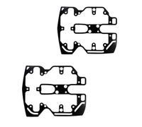 Replacement gasket 2PC Motorcycle Cylinder Head Cover 2 Gasket For Y-AMAHA XV1600 Road Star 1600 1999-2003 For Midnight 2000-2003 XV1600A Wild 1999-2002