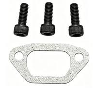 Replacement Gasket, 3 Bolts Kit Muffler Hardware for 455 460 CS2255 Models High Temp Durability Easy Install DIY Repair