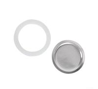 Replacement Gasket Seal, Silicone Gasket Seal for RING With 1x Sieve, For Coffee Espresso Stove Pot Top Silicone Rubber(1 cup+sieve)